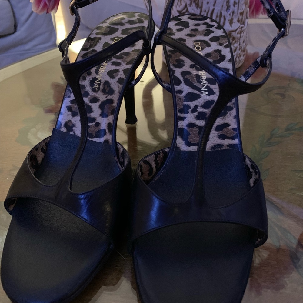 Dolce Gabbana scrappy sandals high heels 39/8US